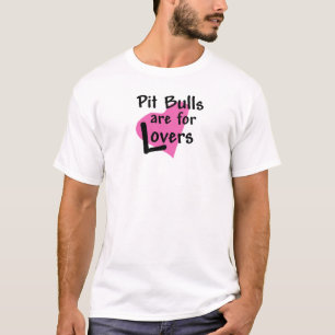Camiseta Os pitbull são para amantes