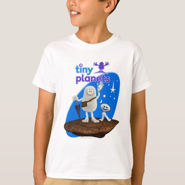 Camiseta Os planetas minúsculos Bing & Bong (Frente)