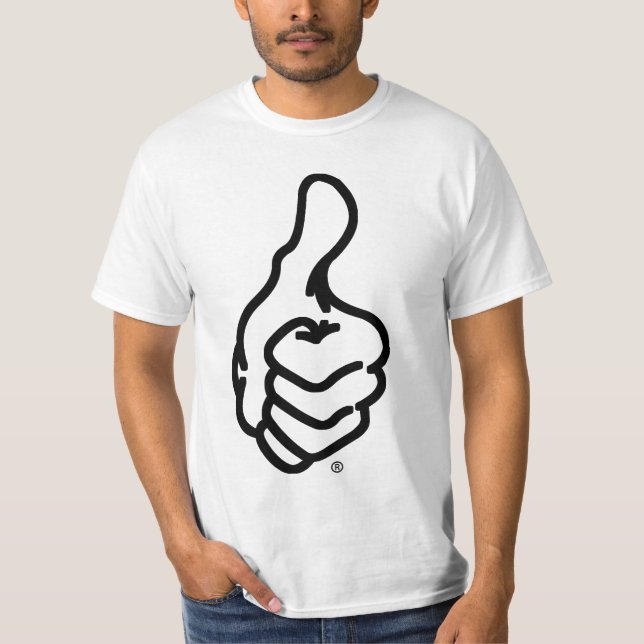 Camiseta Os polegares marcam acima o T (Frente)