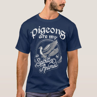 Camiseta Os Pombos Engraçados São O Meu Presente Para Os Ho