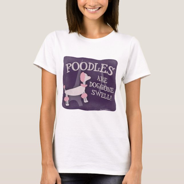 Camiseta Os Poodles São Personagem de desenho animado Retro (Frente)