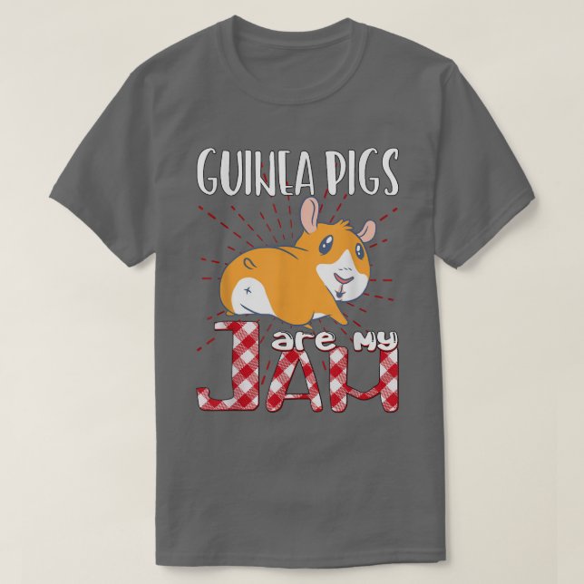 Camiseta Os porcos da Guiné são o meu Jam 629 (Frente do Design)