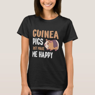 Camiseta Os porcos da Guiné só me fazem feliz