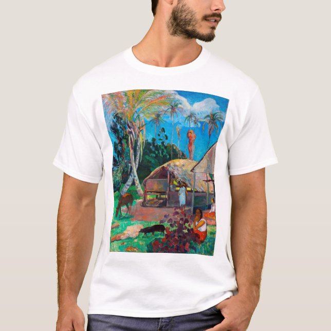 Camiseta Os Porcos Negros, Gauguin (Frente)