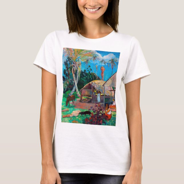 Camiseta Os Porcos Negros, Gauguin (Frente)
