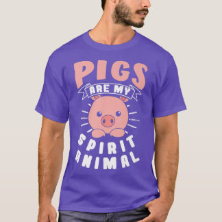 Camiseta Os Porcos São O Meu Prêmio De Animais Espirituosos