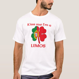 Camiseta Os portuguêses personalizados beijam-me que eu sou