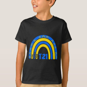 Camiseta Os poucos sortudos síndrome de down conscientizaçã