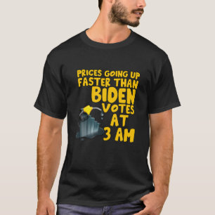 Camiseta Os Preços Do Gás-Meme Aumentam Mais Rápido Que O B