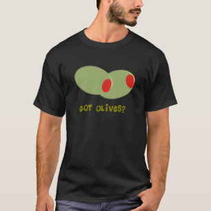 Camiseta Os presentes do design das azeitonas "obtiveram