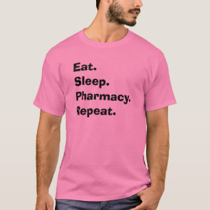 Camiseta Os presentes engraçados do farmacêutico "comem,