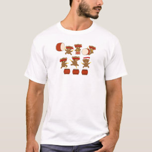Camiseta Os presentes Kawaii de Taiko carregam o rufar