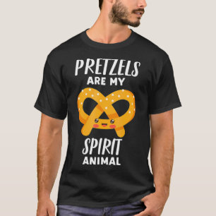 Camiseta Os Pretzels São O Meu Espírito, Engraçado Animal P
