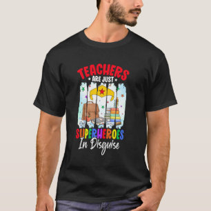 Camiseta Os professores são apenas super-heróis disfarçados