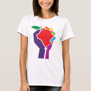 Camiseta Os professores uniram o arco-íris