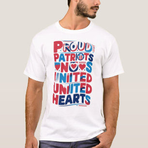 Camiseta Os "Proud Patriots United Hearts"