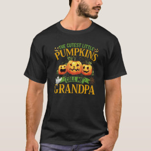 Camiseta Os Pumpkins Mais Loucos Me Chamam De Avô Pumpkin