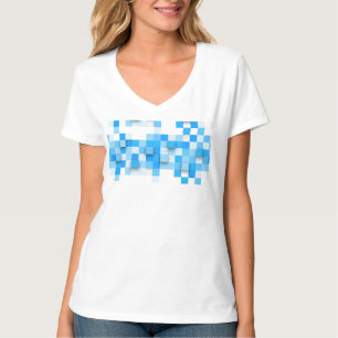 Camiseta Os quadrados de SlipperyJoe - mosaico moderno trab