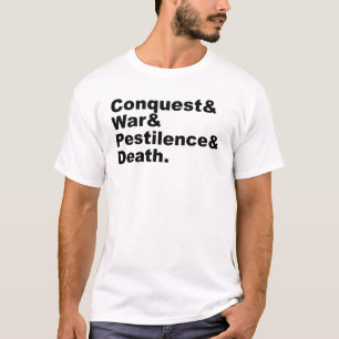 Camiseta Os Quatro Cavaleiros - A Pestilência da Guerra Co