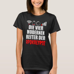 Camiseta Os quatro cavaleiros modernos do nerd apocalipse e