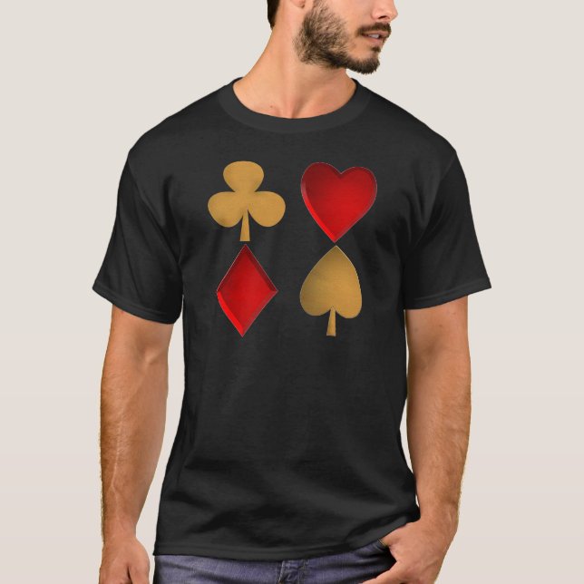 Camiseta Os quatro naipes (Frente)