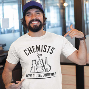 Camiseta Os Químicos Têm Todas As Soluções