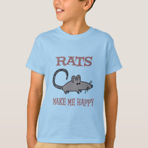 Camiseta Os ratos fazem-me feliz