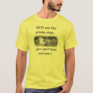 Camiseta Os RATOS são como o t-shirt das microplaquetas de