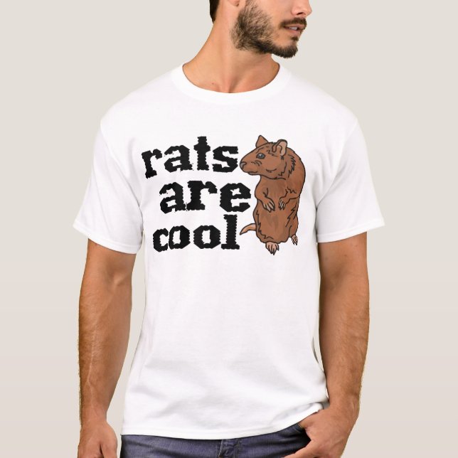 Camiseta Os ratos são TShirt legal (Frente)