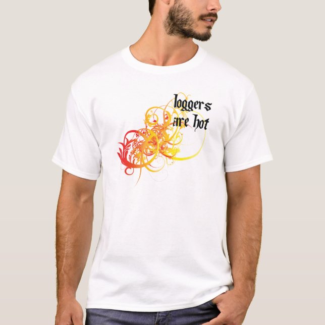 Camiseta Os registadores estão quentes (Frente)