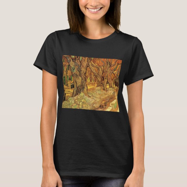 Camiseta Os Remendadores de Estrada por Vincent van Gogh (Frente)