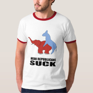 Camiseta Os republicanos médios sugam