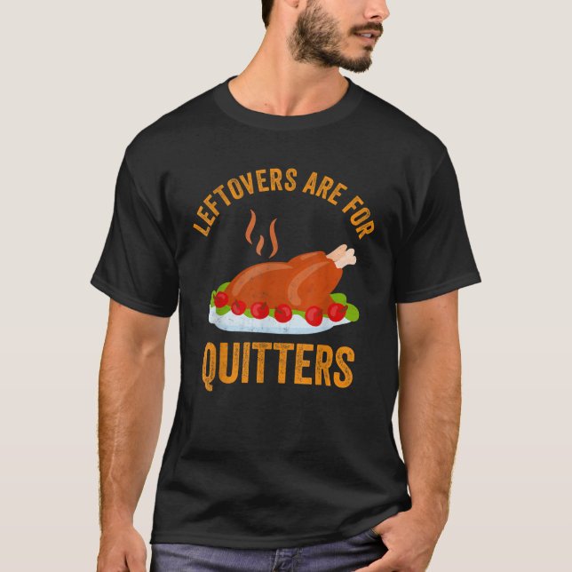 Camiseta Os Restantes São Para Quitters Camuflar Um Agradec (Frente)