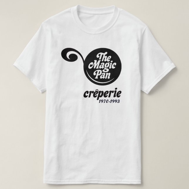 Camiseta Os Restaurantes Magic Pan de Illinois (Frente do Design)