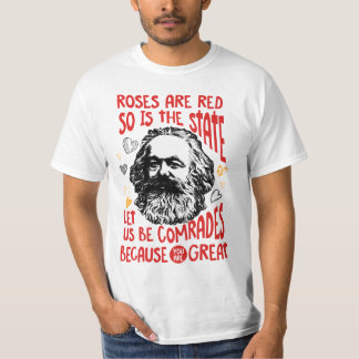Camiseta Os rosas São Vermelhos E O Estado