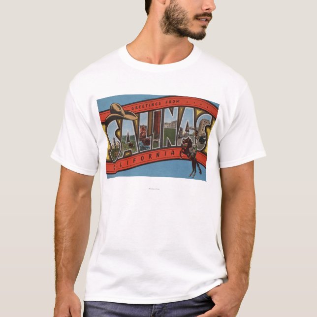 Camiseta Os Salinas, Califórnia - grandes cenas da letra - (Frente)