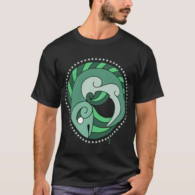 Camiseta Os salmões celtas (Frente)