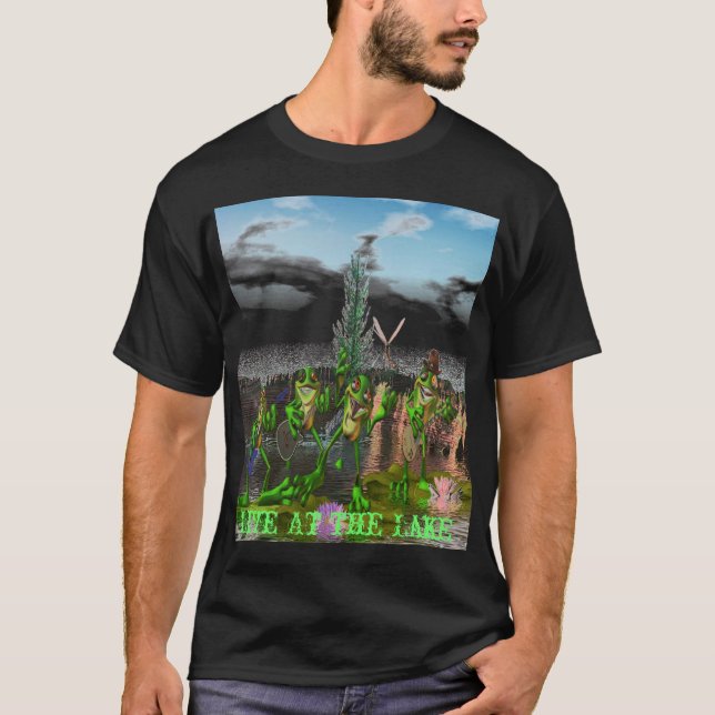 Camiseta Os sapos "vivem no lago " (Frente)