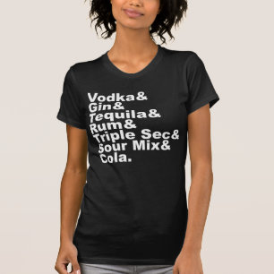 Camiseta Os Sete Ingredientes Em Uma Ilha Longa De Chá For
