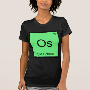 Camiseta Os - Símbolo de Elemento de Química da Escola An