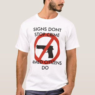 Camiseta Os sinais não param crimes
