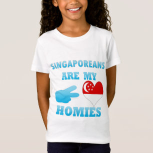 Camiseta Os singapurenses são meu Homies
