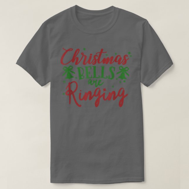Camiseta Os Sinos De Natal Estão Tocando O Natal Feio Do Xm (Frente do Design)