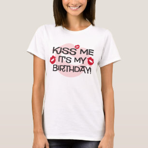 Camiseta Os Smooches beijam-me aniversário