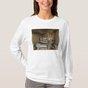 Camiseta Os soldados dos E.U. dormem em uma casa abandonada