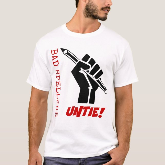 Camiseta Os Spellers maus desatam! Humor levantado da (Frente)