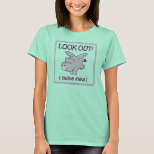 Camiseta Os suínos voaram