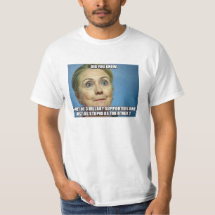 Camiseta Os suportes de Hillary