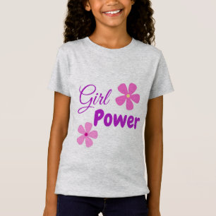 Camiseta Os t-shirt das meninas do poder da menina