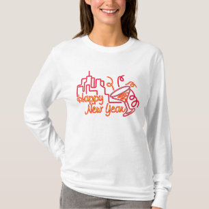 Camiseta Os t-shirt do feliz ano novo